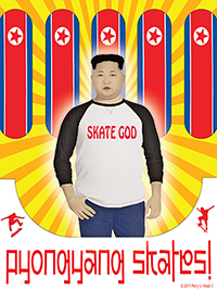 Perry V Wade, Kim Jong-un, skateboarding, North Korea